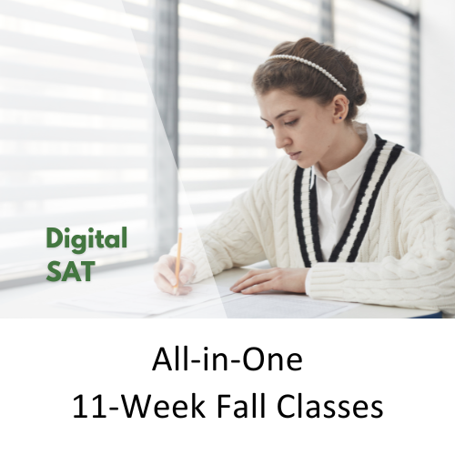 Digital SAT All-in-One 11-Week Fall Classes at 7EDU